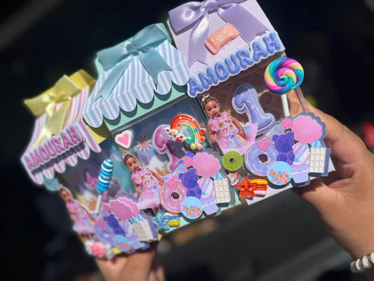Custom 3D Shaker Cotton Candy Box